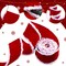 2 Rolls Christmas Velvet Ribbons Decorative Ribbons Rolls Craft DIY Ribbon Fabric Cloth Ribbon Wire Edge Ribbons for Craft Christmas Holiday Decoration (Red, 2.5 Inch x 12 Yard)